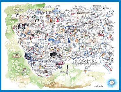 Happy Puzzle - Yorkshire - 1000 Piece Jigsaw Puzzle