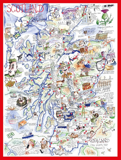 Happy Puzzle - Scotland - 1000 Piece Jigsaw Puzzle