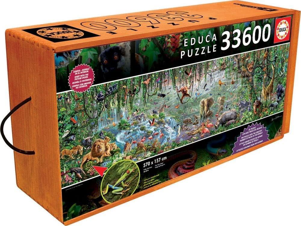Educa - Wildlife Puzzle - 33600 Piece Jigsaw Puzzle