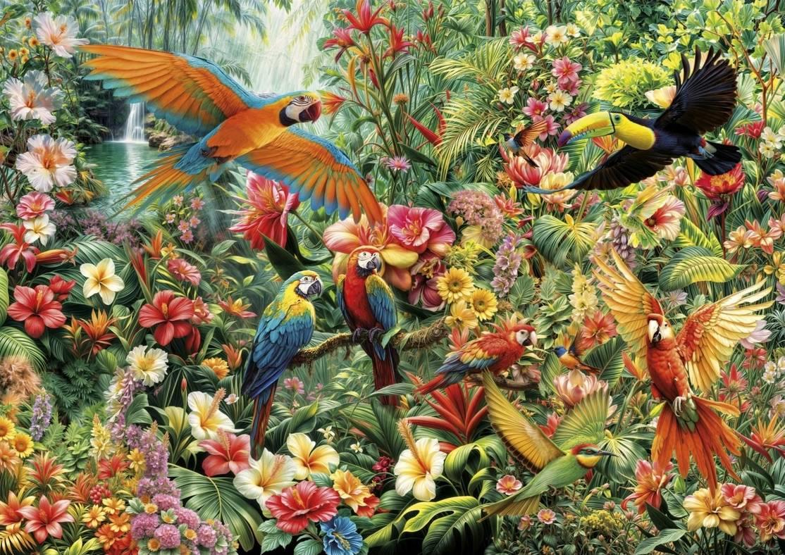 Educa - Amazon Birds - 2000 Piece Jigsaw Puzzle