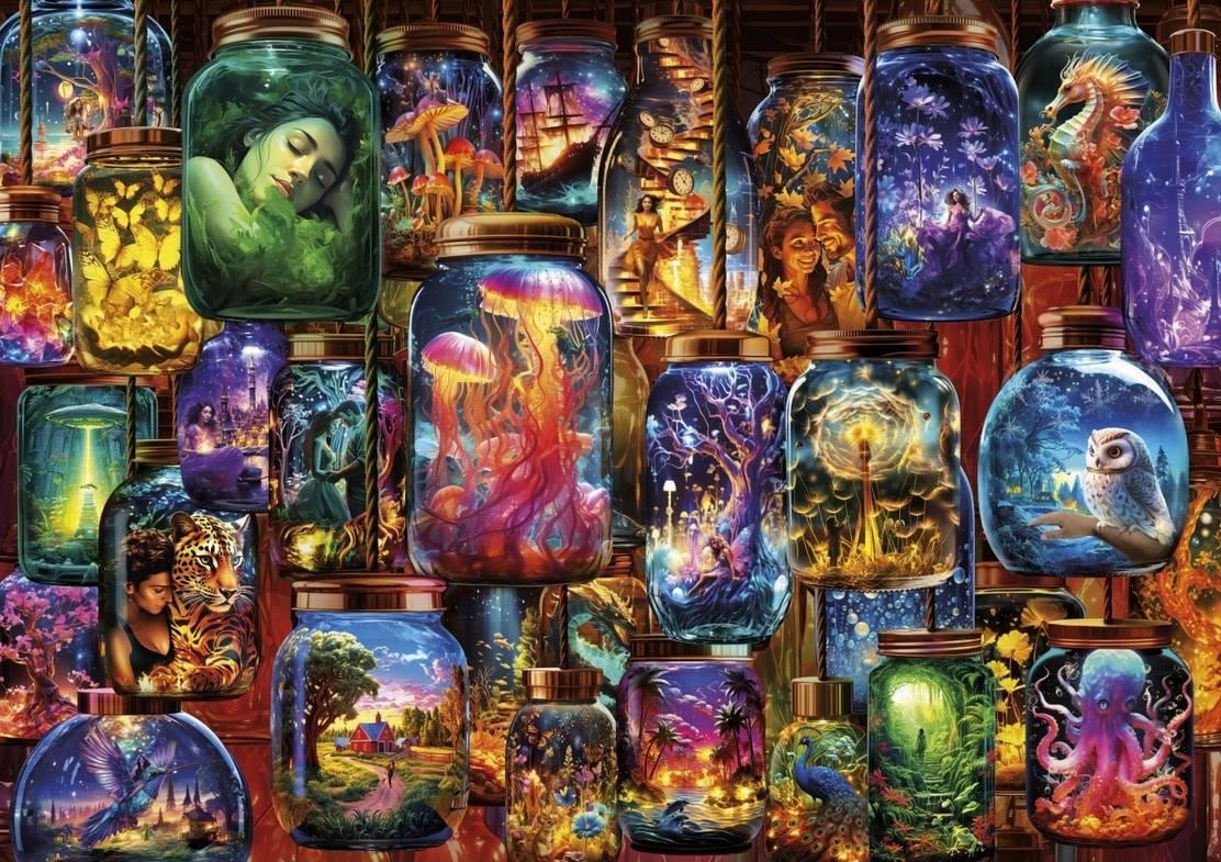Educa - Dreams In Jars - 2000 Piece Jigsaw Puzzle