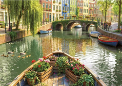 Educa - Amsterdam Boat Ride - 1000 Piece Jigsaw Puzzle
