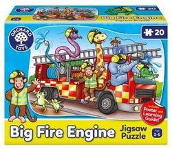 Orchard Toys - Big Fire Engine - 20 Pieces