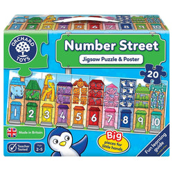 Orchard Toys - Number Street 20 Pieces