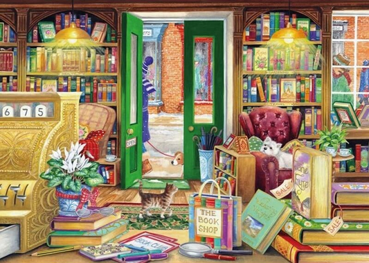Otter House - The Book Shop  - 1000 Piece Jigsaw Puzzle