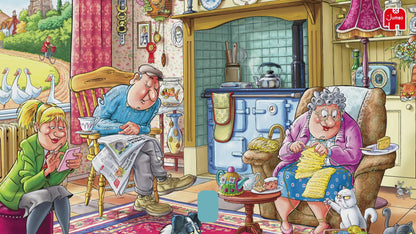 Wasgij - Mystery 27 A Close Shave! - 1000 Piece Jigsaw Puzzle