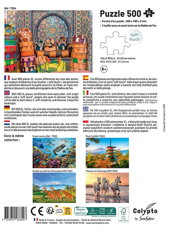 Calypto - Medina de Fes - 500 XL Piece Jigsaw Puzzle