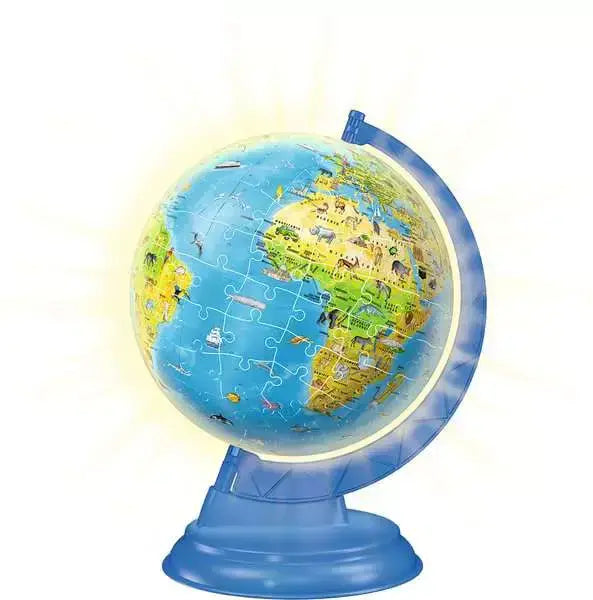 Ravensburger - Light Up Childrens World Map 3D Puzzle 180 Pieces