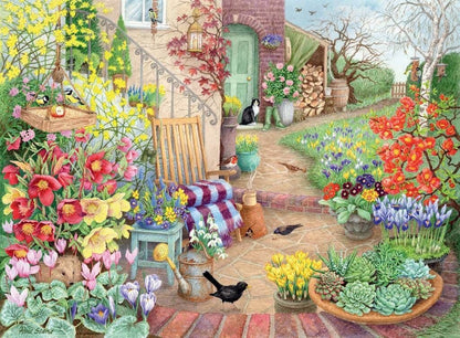 Ravensburger - Happy Days No 4 - Glorious Gardens - 4 x 500 Piece Jigsaw Puzzle