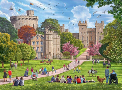Ravensburger - Happy Days No 5 - Royal Residences - 4 x 500 Piece Jigsaw Puzzle