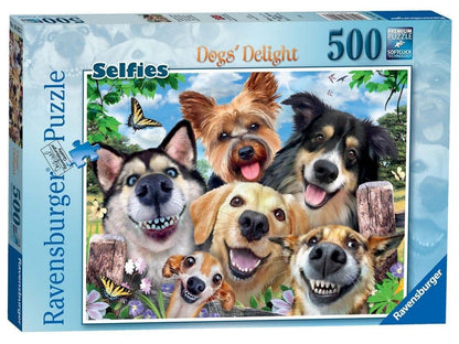 Ravensburger - Selfies Dogs Delight - 500 Pieces