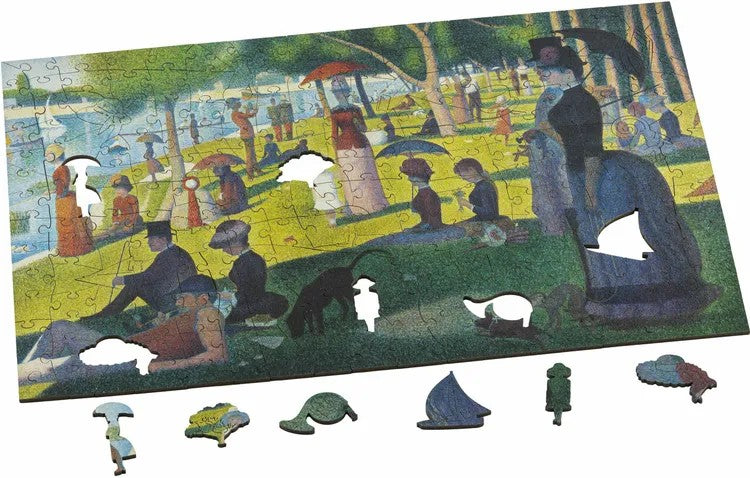Wentworth - Sunday Afternoon on the Island of La Grande Jeatte - 250 Piece Wooden Jigsaw Puzzle