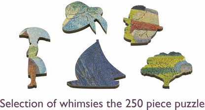 Wentworth - Sunday Afternoon on the Island of La Grande Jeatte - 250 Piece Wooden Jigsaw Puzzle