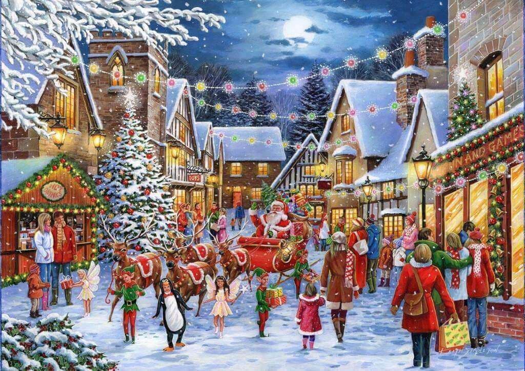 House of Puzzles - Christmas Parade No 17 - 500 Piece Jigsaw Puzzle