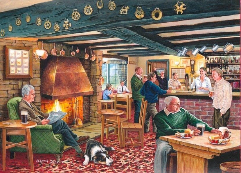 House of Puzzles - Mine's a Pint - 500 Piece Jigsaw Puzzle