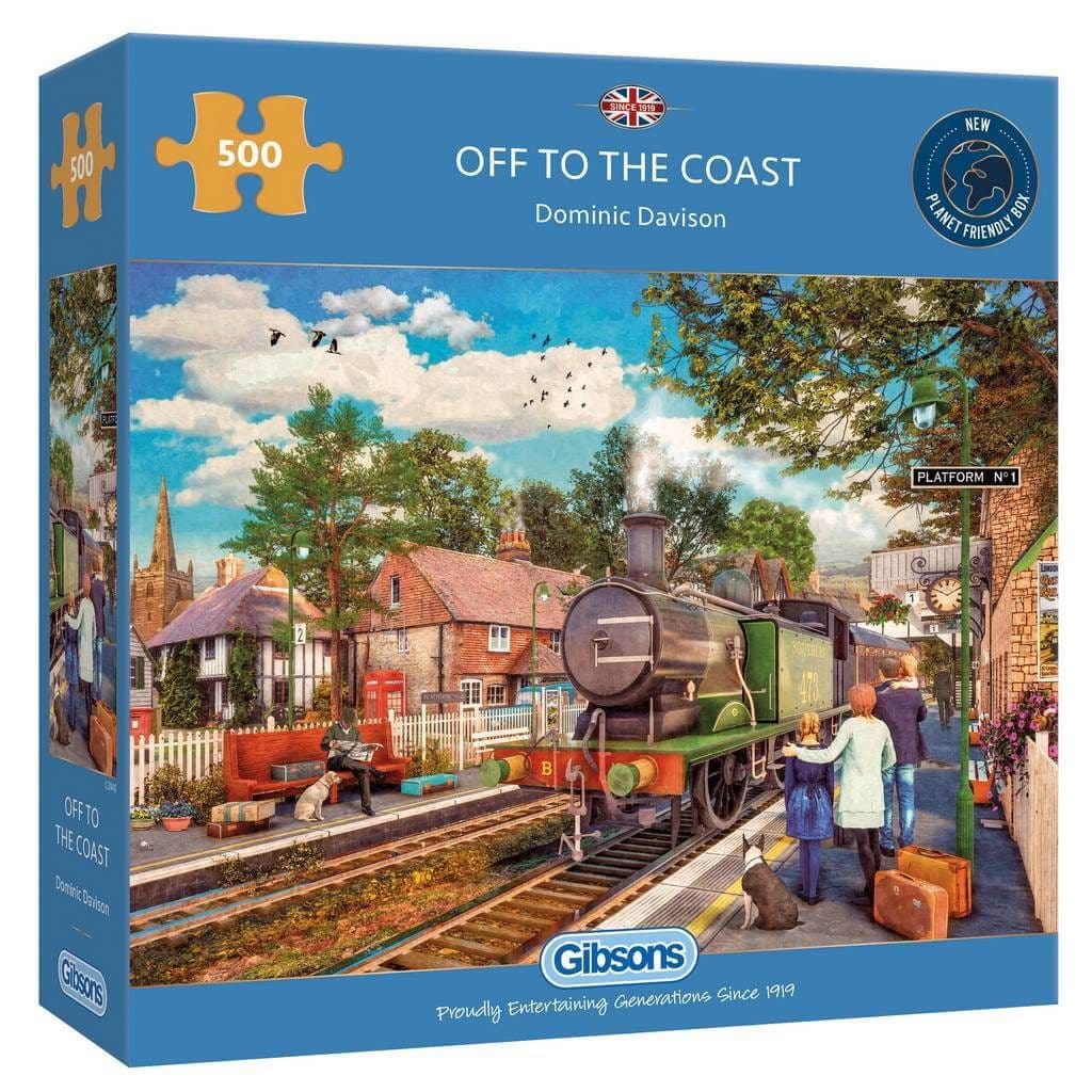 Gibsons - Off to the Coast  - 500 Piece Jigsaw Puzzle