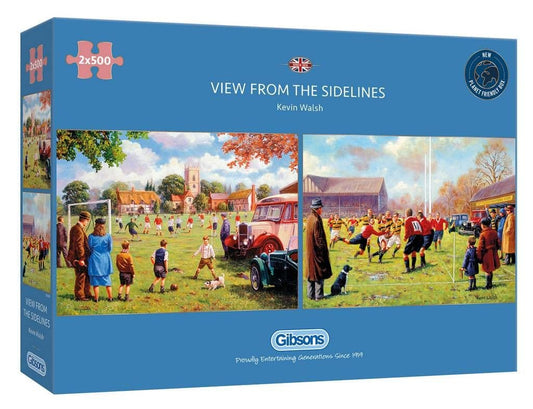Gibsons - View from the Sidelines - 2 x 500 Piece Jigsaw Puzzle