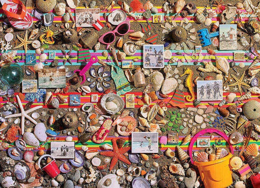 Cobble Hill - Beach Scene - 1000 Piece Jigsaw Puzzle