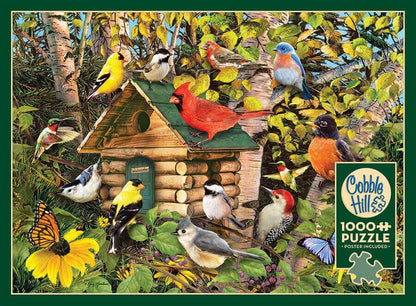 Cobble Hill - Bird Cabin - 1000 Piece Jigsaw Puzzle