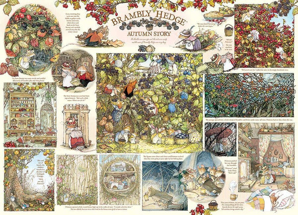 Brambly Hedge Autumn Story - 1000 Piece Jigsaw Puzzle | Cobble