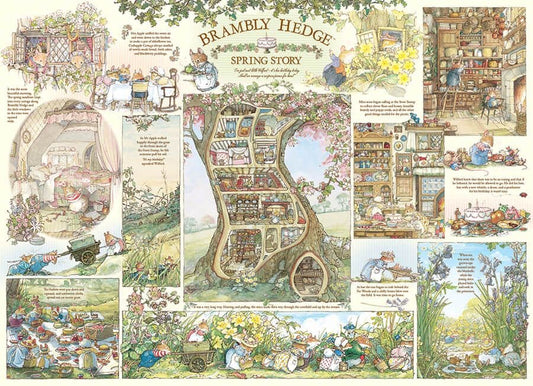 Cobble Hill - Brambly Hedge Spring Story - 1000 Piece Jigsaw Puzzle