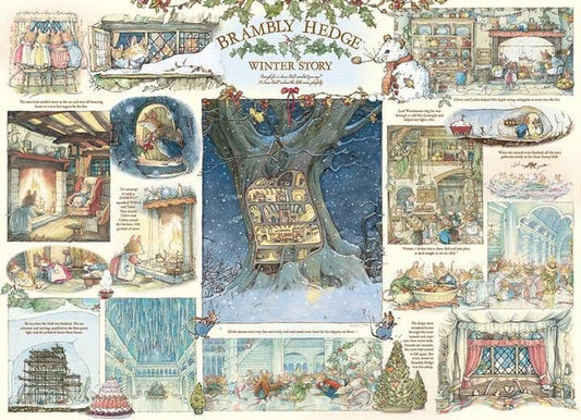 Cobble Hill - Brambly Hedge Winter Story - 1000 Piece Jigsaw Puzzle
