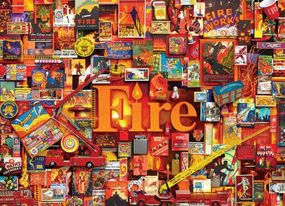 Cobble Hill - Fire Elements Collection - 1000 Piece Jigsaw Puzzle