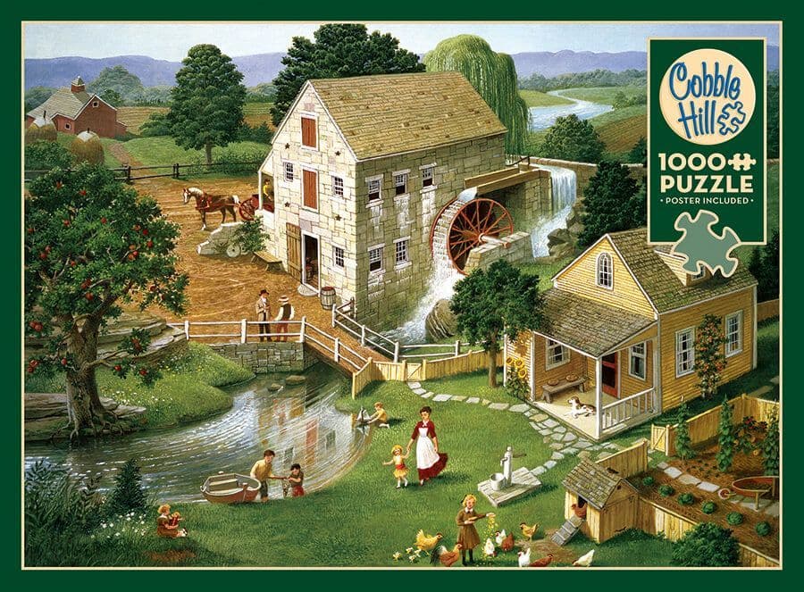Cobble Hill - Four Star Mill - 1000 Piece Jigsaw Puzzle