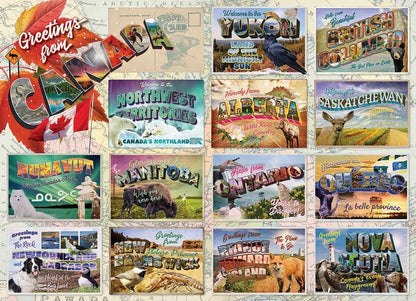 Cobble Hill - Greetings from Canada - 1000 Piece Jigsaw Puzzle