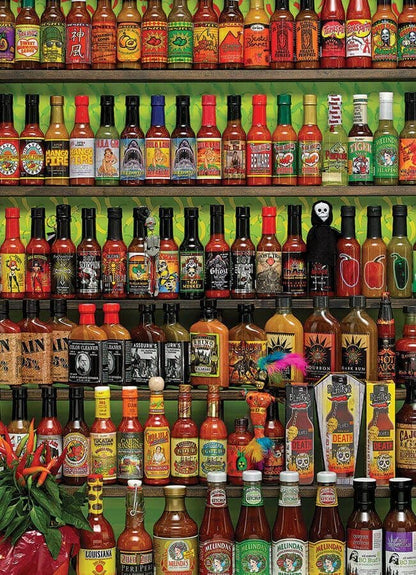 Cobble Hill - Hot Hot Sauce - 1000 Piece Jigsaw Puzzle