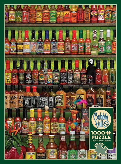 Cobble Hill - Hot Hot Sauce - 1000 Piece Jigsaw Puzzle