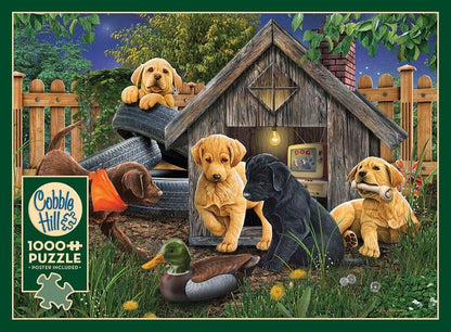 Cobble Hill - In the Doghouse - 1000 Piece Jigsaw Puzzle