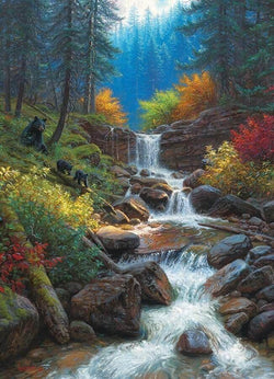 Cobble Hill - Mountain Cascade - 1000 Piece Jigsaw Puzzle