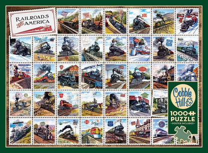 Cobble Hill - Railroads of America - 1000 Piece Jigsaw Puzzle