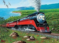 Cobble Hill - Southern Pacific Locomotive - 1000 Piece Jigsaw Puzzle