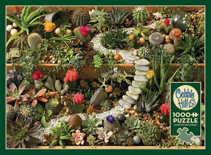 Cobble Hill - Succulent Garden - 1000 Piece Jigsaw Puzzle