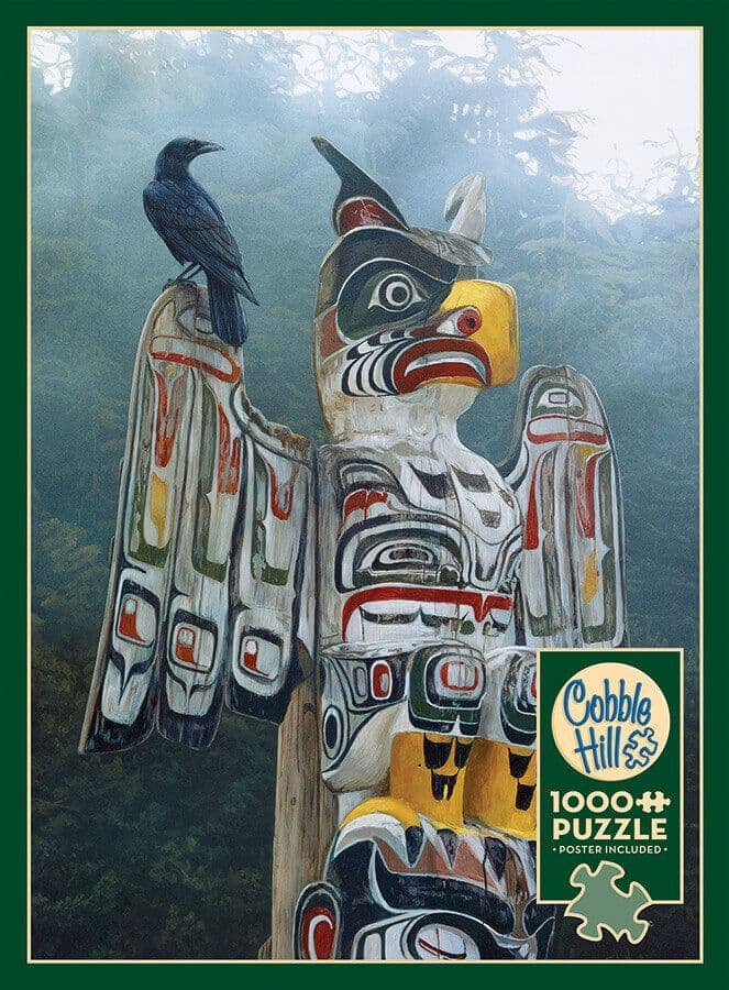Cobble Hill - Totem Pole in the Mist - 1000 Piece Jigsaw Puzzle