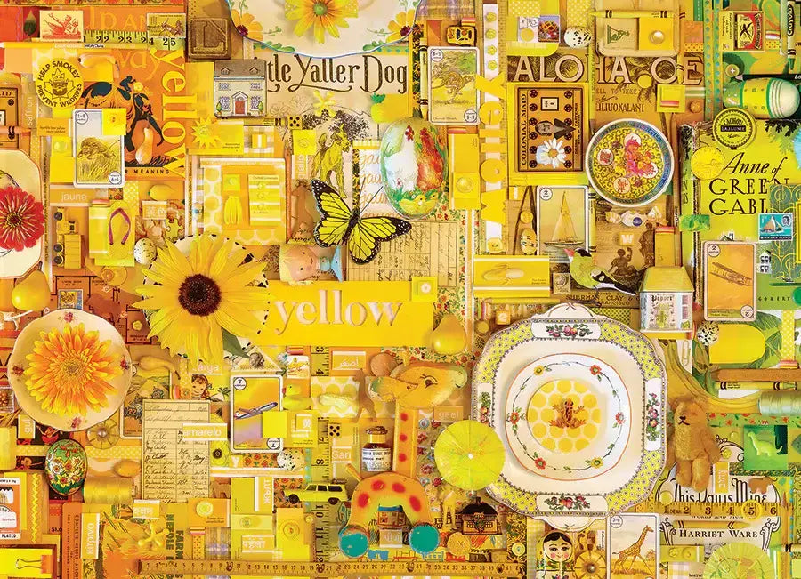 Cobble Hill - Yellow - Colours Series - 1000 Piece Jigsaw Puzzle