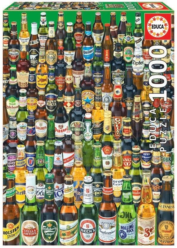 Educa - Beers - 1000 Piece Jigsaw Puzzles