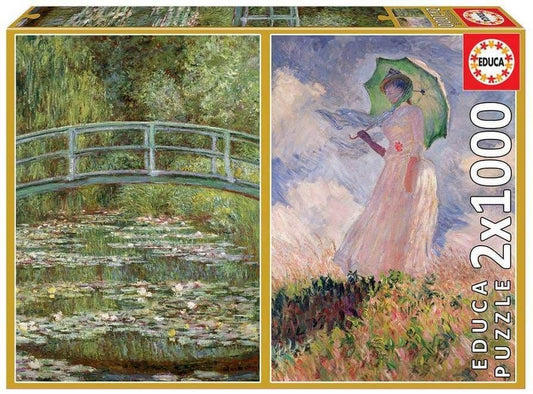 Educa - Claude Monet Multi Pack - 1000 Piece Jigsaw Puzzle
