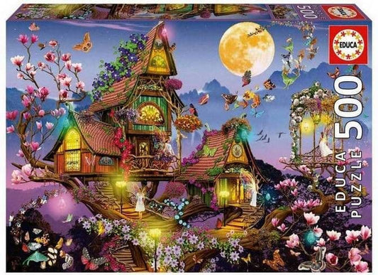 Educa - Fairy House - 500 Piece Jigsaw Puzzle