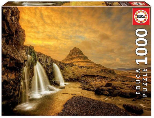 Educa - Kirkjufellsfoss Waterfall - Iceland - 1000 Piece Jigsaw Puzzle