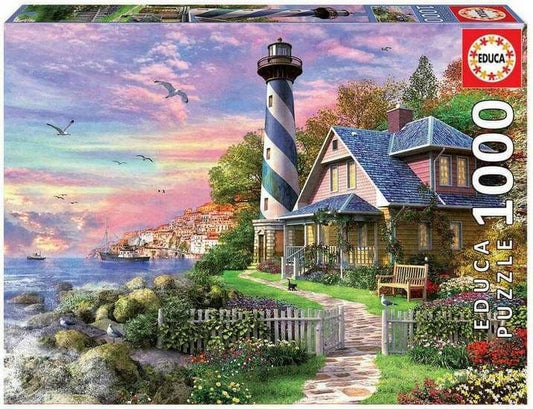 Educa - Lighthouse at Rock Bay - 1000 Piece Jigsaw Puzzle
