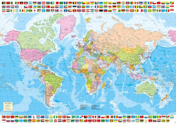 Educa - Map of the World - 1500 Piece Jigsaw Puzzle