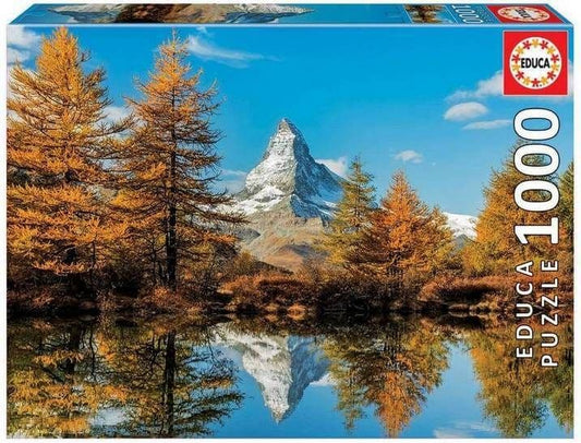 Educa - Matterhorn Mountain Autumn - 1000 Piece Jigsaw Puzzle
