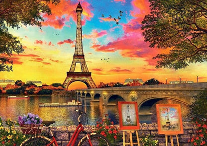 Educa - Sunset in Paris - 3000 Piece Jigsaw Puzzle