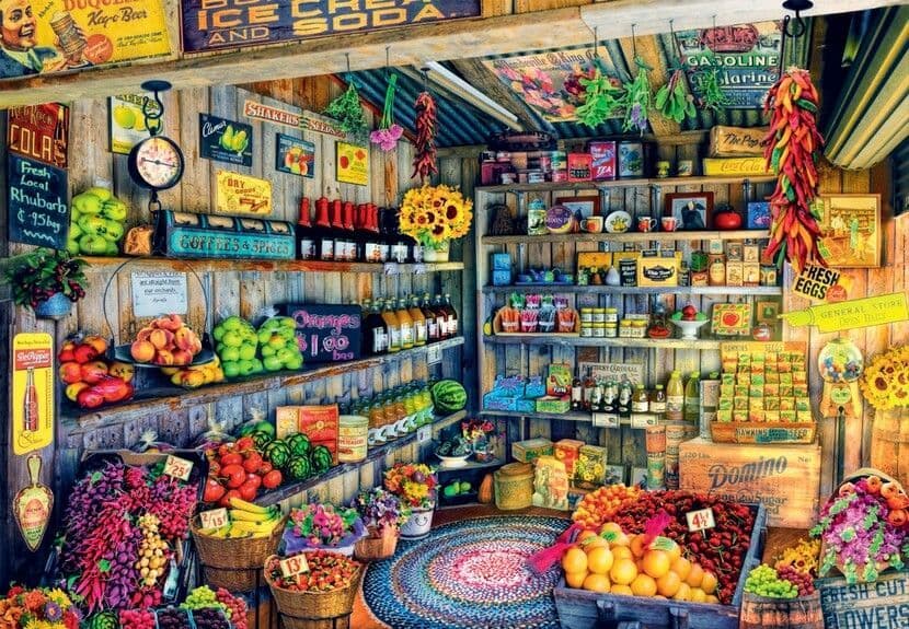 Educa - The Farmer's Market - 2000 Piece Jigsaw Puzzle