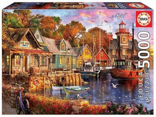 Educa - The Harbour Evening - 5000 Piece Jigsaw Puzzle