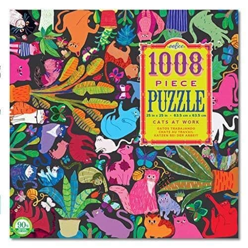 Eeboo - Cats At Work - 1000 Piece Jigsaw Puzzles