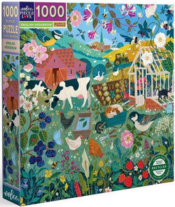 Eeboo - English Hedgerow - 1000 Piece Jigsaw Puzzle